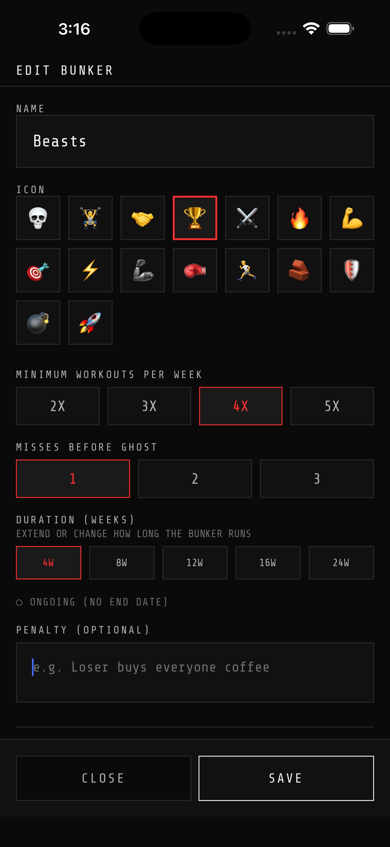 Create a Bunker in LIFT